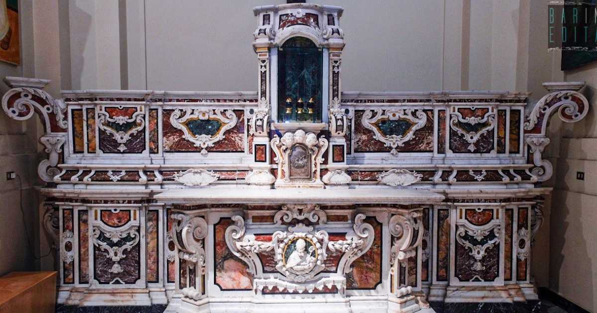 Una parrocchia barese cela un antico tesoro: l'altare della chiesa di Santa Maria del Buonconsiglio